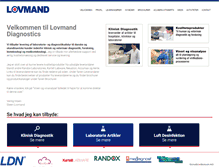 Tablet Screenshot of lovmand.com
